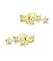 Triple Star Stud Earring STS-6925